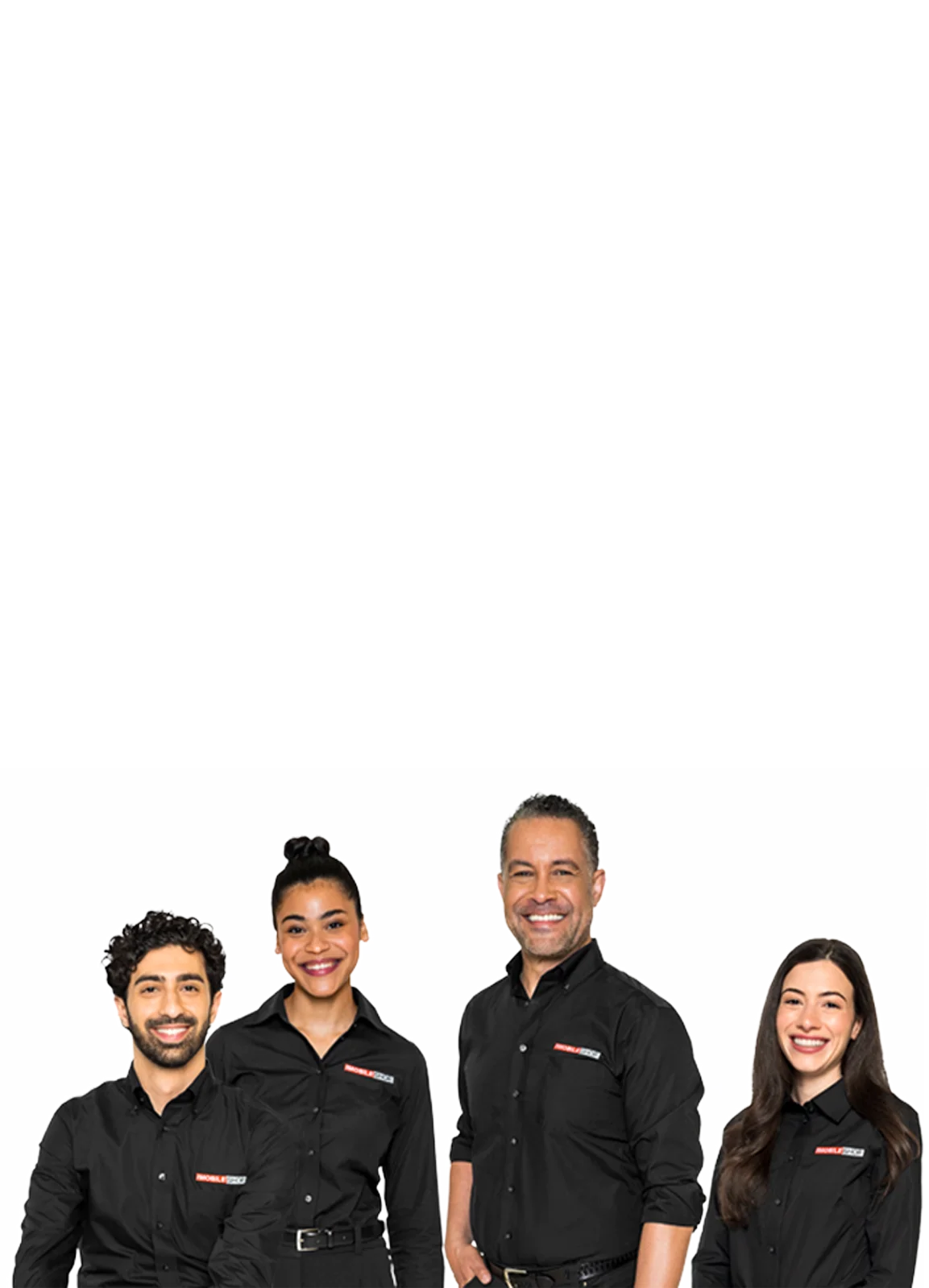 Mobilists together smiling